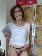 Granny sexy missis shows ass